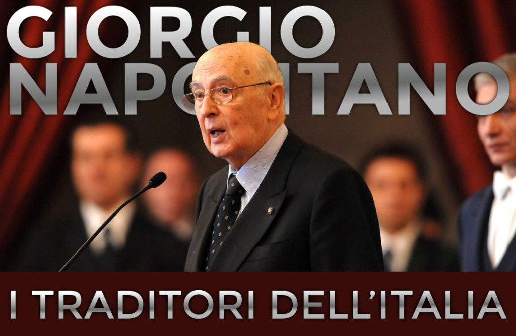 Giorgio Napolitano - i traditori dell'Italia