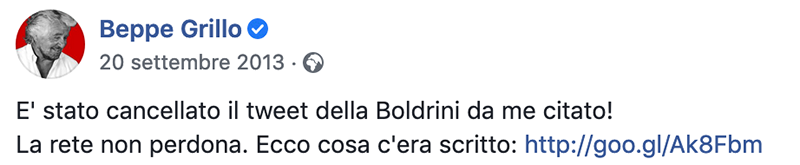 Beppe Grillo, la rete non perdona