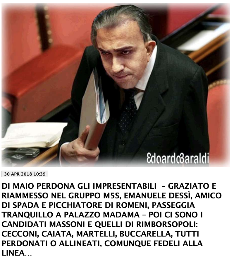 Di Maio grazie gli impresentabili