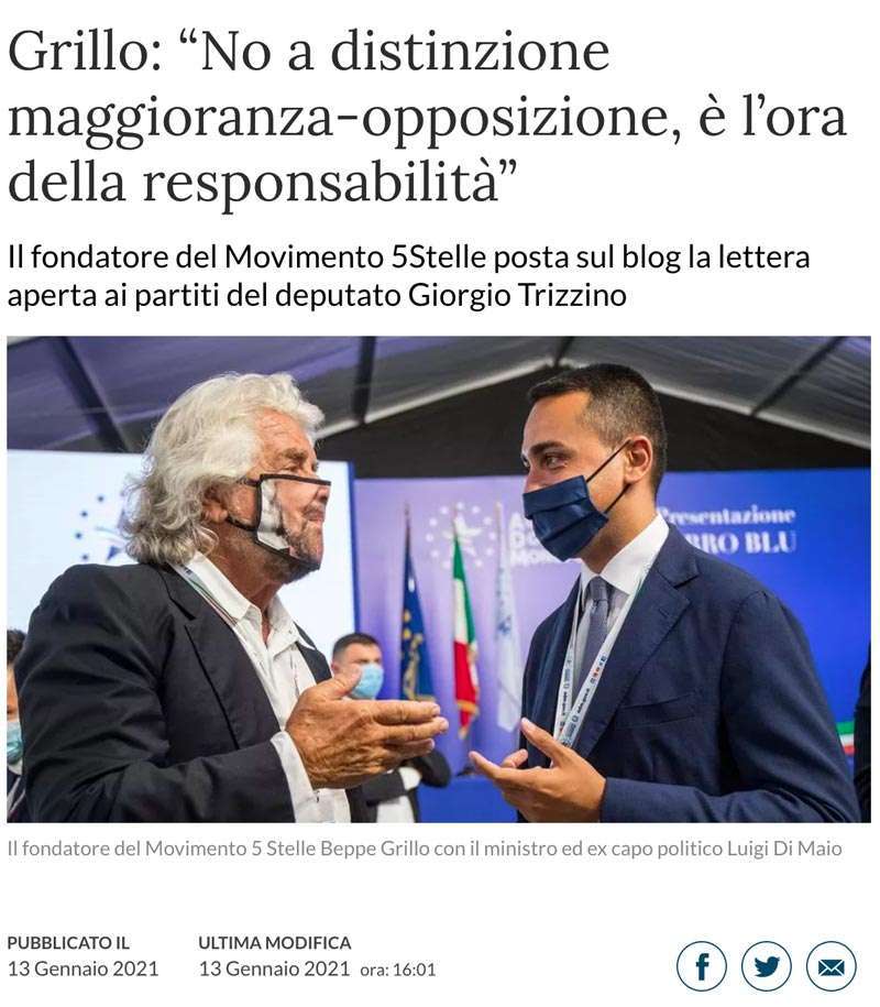 l'inciucio di Beppe Grillo