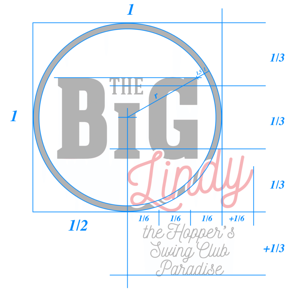 BIG Lindy logo, gabbia costruttiva - Costantino Rover Roger99